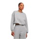 блуза,дамски,блузи,urban,classics,gathered,cropped,sweatshirt,grey,(heather,grey)