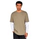 тениска,мъжки,тениски,дамски,тениски,urban,classics,tb2887,long,sleeve,t,shirt,beige,brown,(pale,olive,white)
