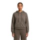 блуза,дамски,блузи,urban,classics,tb8106,full,zip,sweatshirt,brown,(brown,melange)