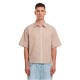 риза,с,къс,ръкав,дамски,ризи,мъжки,ризи,urban,classics,tb8218,short,sleeve,shirt,beige,(brown,mocca)