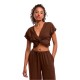 фланелка,с,къс,ръкав,дамски,топове,urban,classics,tb8277,short,sleeve,top,brown,(cinnamon,brown)