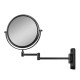 специфични,козметични,продукти,gillian,jones,double,sided,wall,x10,black,makeup,mirror,silver,(black)
