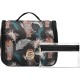 специфични,козметични,продукти,gillian,jones,spa,hang,up,palm,print,beauty,accessories,set,brown,(green,multicolor)