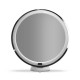 специфични,козметични,продукти,gillian,jones,suction,cup,led,touch,5x,makeup,mirror,silver,(white)