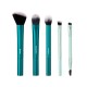 специфични,козметични,продукти,truly,ultimate,brush,collection,makeup,brush,&,sponge,set,silver,(rose,gold,white)