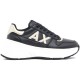 маратонки,мъжки,маратонки,дамски,маратонки,armani,exchange,xw003106,af27406,trainers,black,(black,pale,gold)