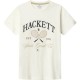 тениска,мъжки,тениски,дамски,тениски,hackett,hk5000050,short,sleeve,t,shirt,beige,(off,white)