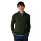 блуза,мъжки,пуловери,дамски,пуловери,hackett,hm7000315,half,zip,sweater,green,(hunter,green)
