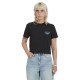 тениска,мъжки,тениски,дамски,тениски,volcom,dial,crop,short,sleeve,t,shirt,black,(black)