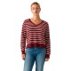 блуза,мъжки,пуловери,дамски,пуловери,levi´s,®,super,soft,v,neck,sweater,red,(parisienne,stripe,warm,cabernet)