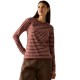 тениска,мъжки,тениски,дамски,тениски,regatta,federica,long,sleeve,t,shirt,dark,cherry,light,vanilla,brick