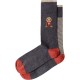 чорапи,мъжки,чорапи,дамски,чорапи,hackett,hmu300095,socks,2,pairs,grey,(charcoal,grey)
