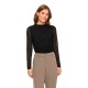 тениска,мъжки,тениски,дамски,тениски,vila,rikke,long,sleeve,t,shirt,black,(black,beauty,aop,flock,dot)
