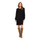 рокля,дамски,поли,и,рокли,vila,ril,long,sleeve,short,dress,black,(black)