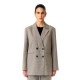 сако,дамски,сака,yas,chekka,blazer,beige,grey,(black,checks)