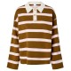 блуза,мъжки,пуловери,дамски,пуловери,yas,isabell,sweater,brown,(fir,green,stripes)