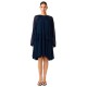 рокля,дамски,поли,и,рокли,yas,milva,long,sleeve,short,dress,blue,(navy,blazer)