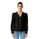 риза,с,дълъг,ръкав,дамски,ризи,мъжки,ризи,yas,ripple,long,sleeve,shirt,black,(black)