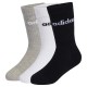 чорапи,мъжки,чорапи,дамски,чорапи,adidas,linear,crew,socks,3,units,multicolor,(white,medium,grey,heather,black)