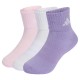 чорапи,мъжки,чорапи,дамски,чорапи,adidas,cushioned,sportswear,ankle,socks,3,pairs,multicolor,(magic,lilac,white,clear,pink)