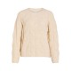 блуза,мъжки,пуловери,дамски,пуловери,vila,toko,sweater,beige,(birch,detail,melange)