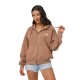 блуза,дамски,блузи,salty,crew,ombre,wave,full,zip,sweatshirt,brown,(mocha)