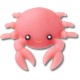 обувни,аксесоари,jibbitz,3d,uv,changing,crab,charm,pink
