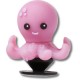 обувни,аксесоари,jibbitz,3d,uv,changing,octopus,charm,pink