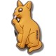 обувни,аксесоари,jibbitz,abyssinian,cat,charm,yellow