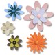 обувни,аксесоари,jibbitz,faux,leather,floral,charm,5,units,multicolor