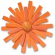 обувни,аксесоари,jibbitz,faux,leather,orange,flower,charm,orange