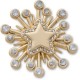 обувни,аксесоари,jibbitz,gem,starburst,charm,golden