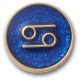 обувни,аксесоари,jibbitz,gold,cancer,charm,golden