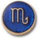 обувни,аксесоари,jibbitz,gold,scorpio,charm,golden