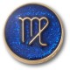 обувни,аксесоари,jibbitz,gold,virgo,charm,golden