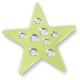 обувни,аксесоари,jibbitz,green,gem,star,charm,yellow