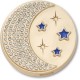 обувни,аксесоари,jibbitz,moon,and,navy,star,charm,golden