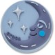 обувни,аксесоари,jibbitz,moon,face,charm,blue