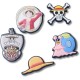 обувни,аксесоари,jibbitz,one,piece,luffy,charm,5,units,multicolor