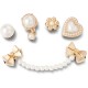 обувни,аксесоари,jibbitz,pearly,gold,charm,5,units,golden
