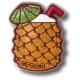 обувни,аксесоари,jibbitz,pina,colada,cocktail,charm,golden