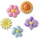 обувни,аксесоари,jibbitz,puffy,flowers,charm,5,units,multicolor