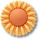 обувни,аксесоари,jibbitz,puffy,orange,flower,charm,yellow