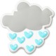 обувни,аксесоари,jibbitz,rain,cloud,charm,clear
