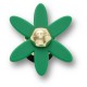 обувни,аксесоари,jibbitz,retro,green,spinner,flower,charm,green