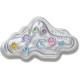обувни,аксесоари,jibbitz,silver,meta,gem,cloud,charm,silver