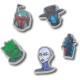 обувни,аксесоари,jibbitz,star,wars,character,charm,5,units,multicolor