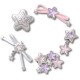 обувни,аксесоари,jibbitz,stars,and,bows,charm,5,units,pink