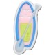 обувни,аксесоари,jibbitz,uv,changing,stand,up,paddle,charm,pink