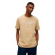 тениска,мъжки,тениски,дамски,тениски,tommy,hilfiger,script,logo,short,sleeve,t,shirt,beige,(batique,khaki)